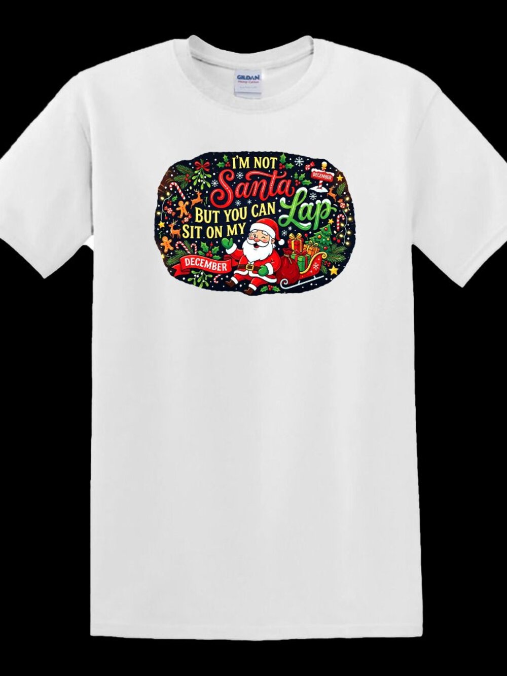 I'm Not Santa But You Can Sit On My Lap - T-Shirt